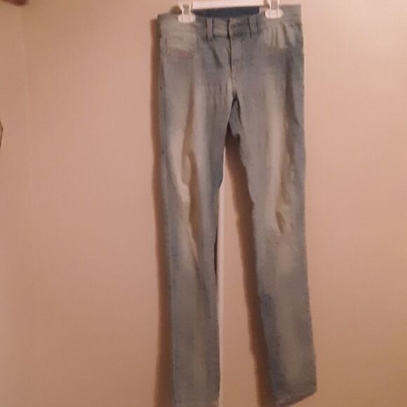 🔥 SALE 🔥VINTAGE DIESEL RARE LIVIER  SLIM LEGGING DENIM JEGGINGS 90'S Y2K W-25 - Picture 1 of 8